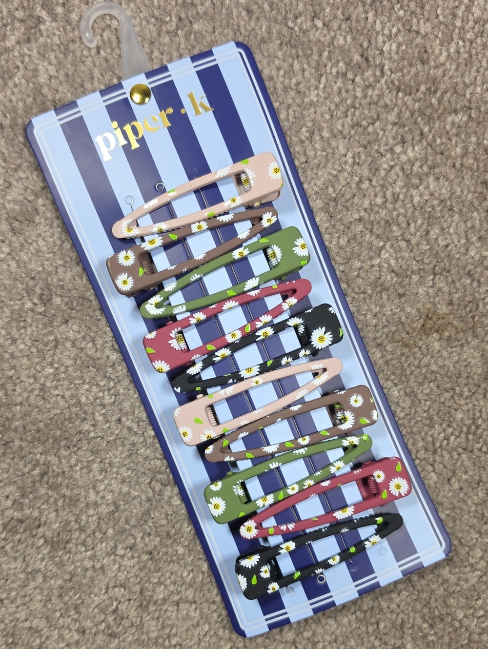 Piper K Alligator Clips🌼